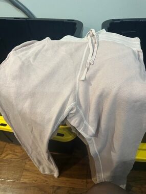 Everyday Lightweight Heathered Rose Drawstring Joggers